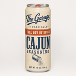 Tall Boy Cajun Seasoning 16 oz can with pull-tab lid
